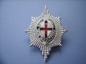 Coldstream Guards Officers Forage Cap Badge - Elliott Military