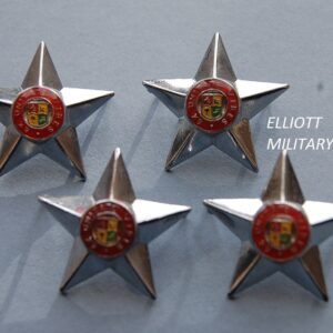 star badges with South African army crest