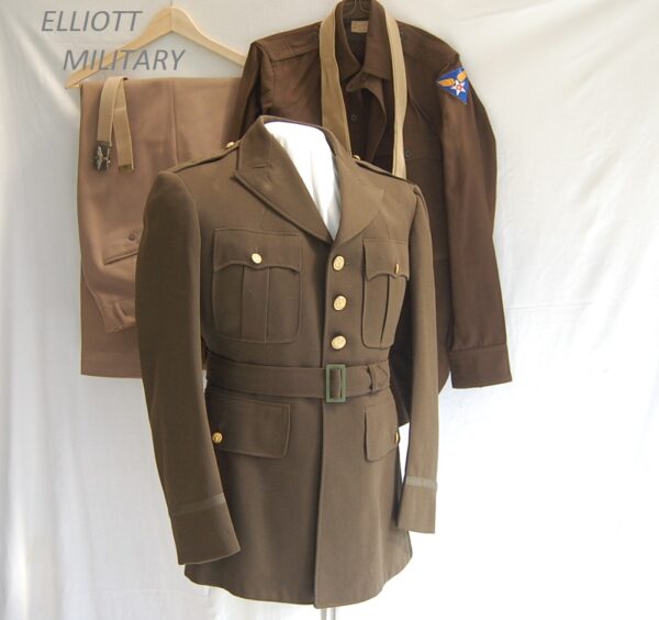 jacket, trousers, belt and tie of the USAAF officer