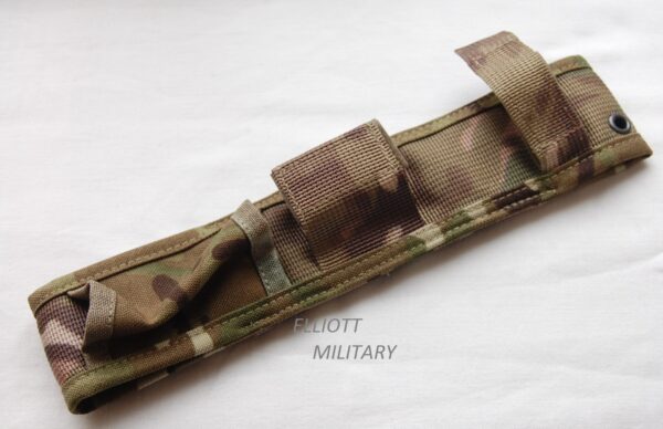 pouch for fitting the bayonet scabbard to the belt