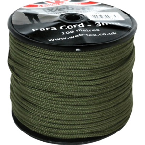 Para cord on a roll in olive