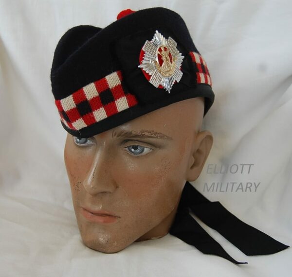 glengarry side hat with Royal Scots badge