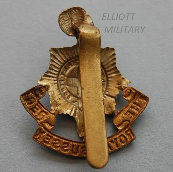 reverse of badge