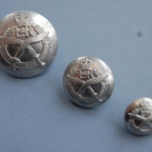 silver coloured buttons with Gurkha transport regiment crest