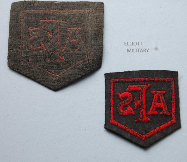 reverse of badges