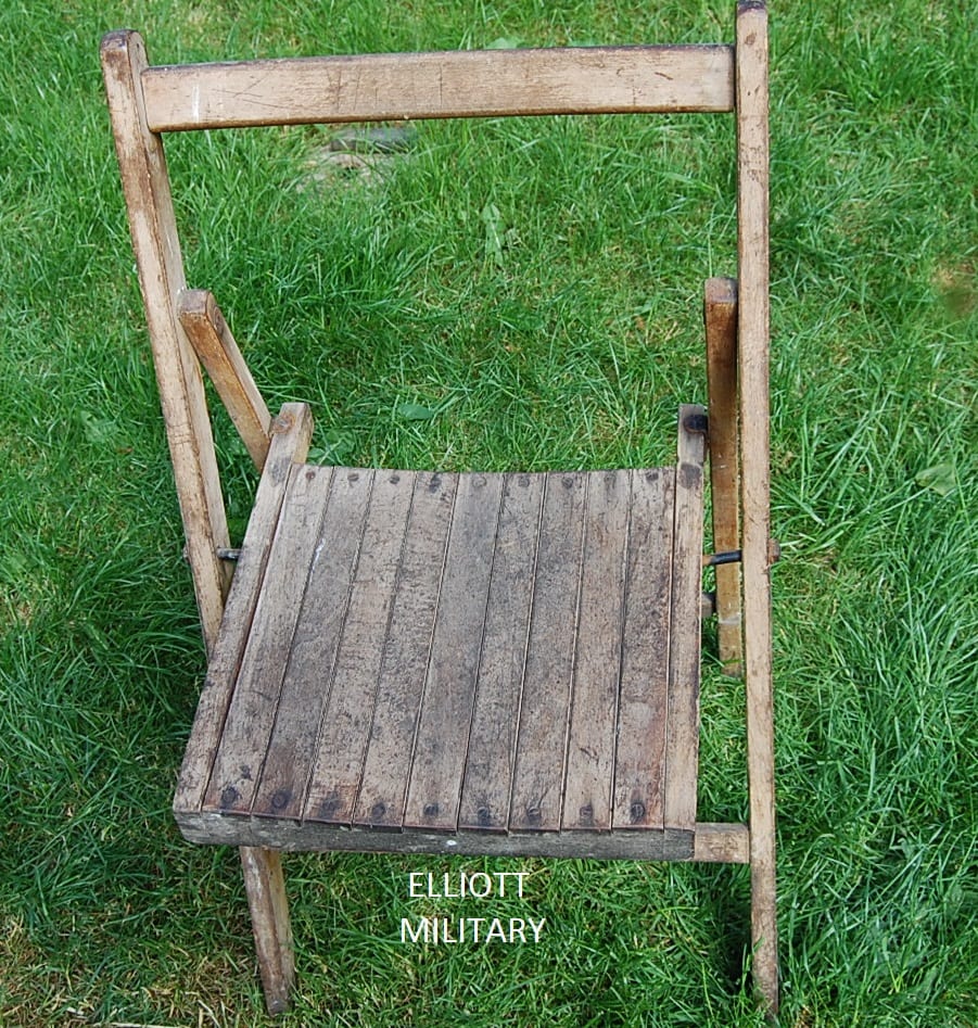 WW2 Folding Chair (1940 dated) - Elliott Military