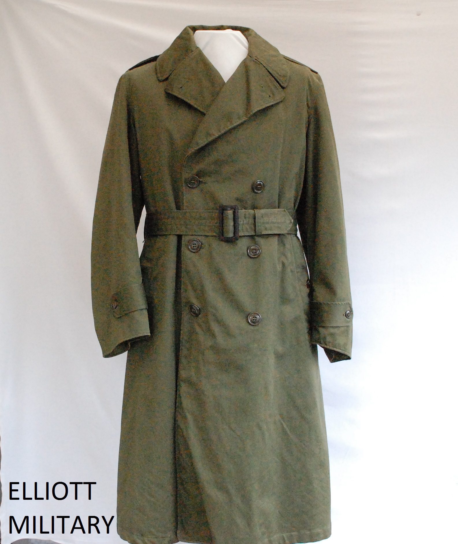 US 1950 Pattern Overcoat with removable wool liner 1952 Dated