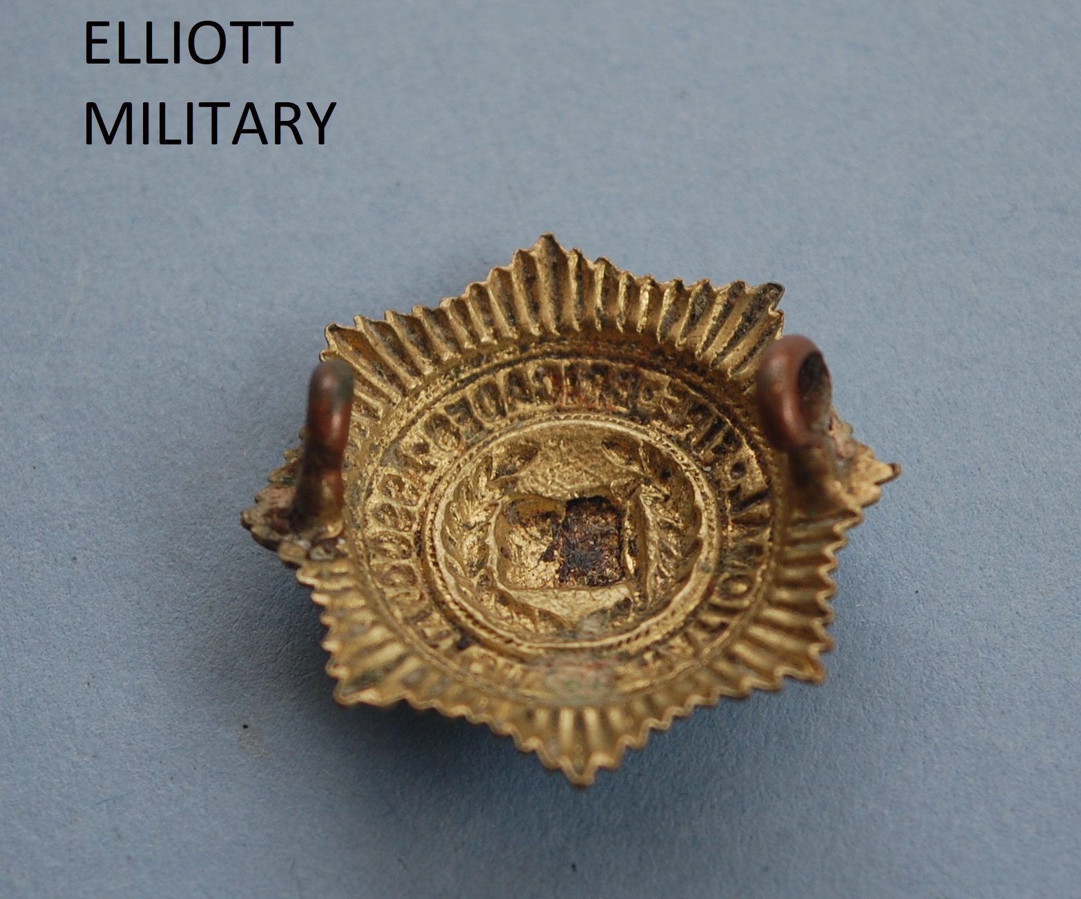 National Fire Brigade Association Brass Badge - Elliott Military