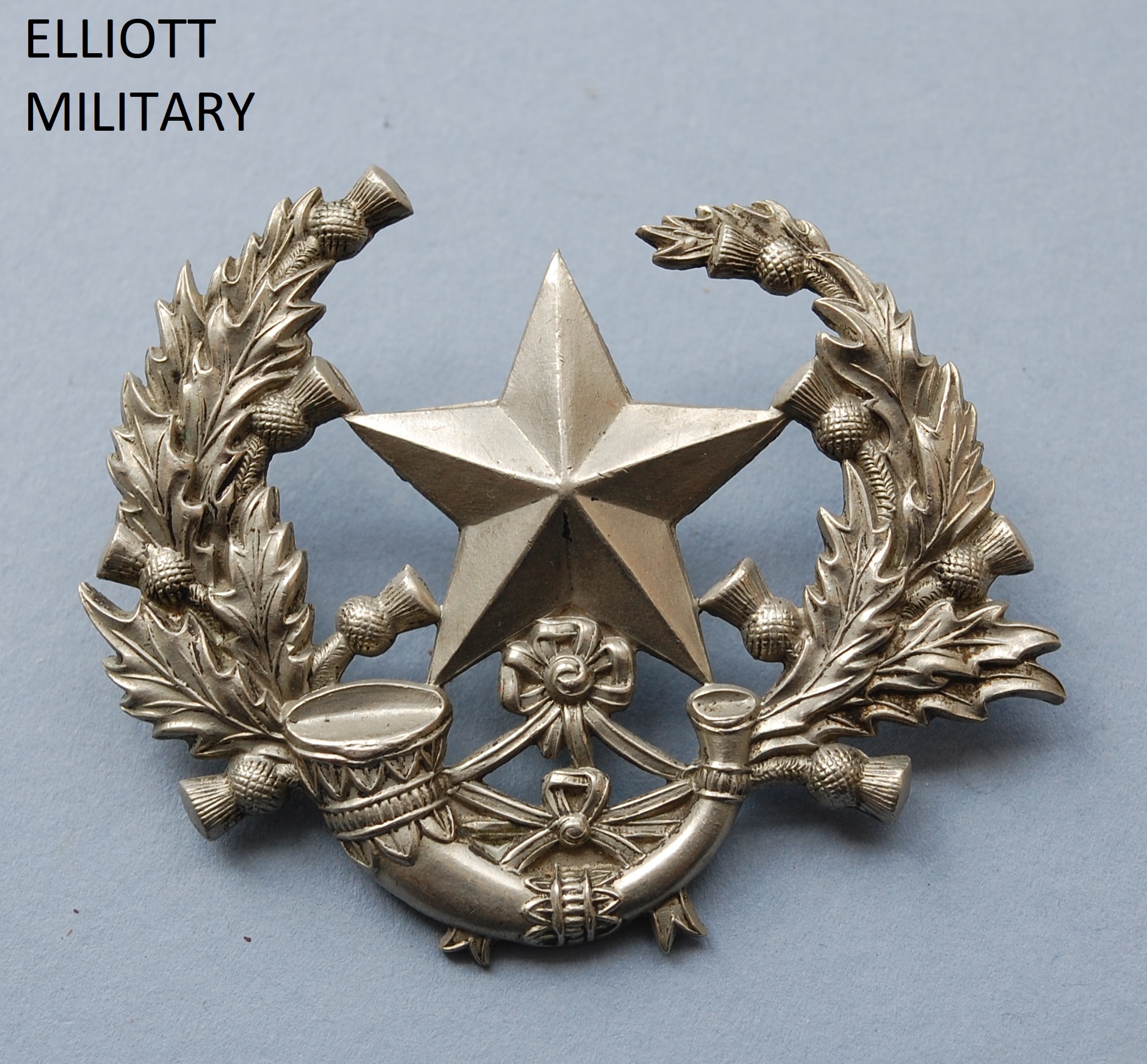 Cameronians Scottish Rifles Cap Badge - Elliott Military