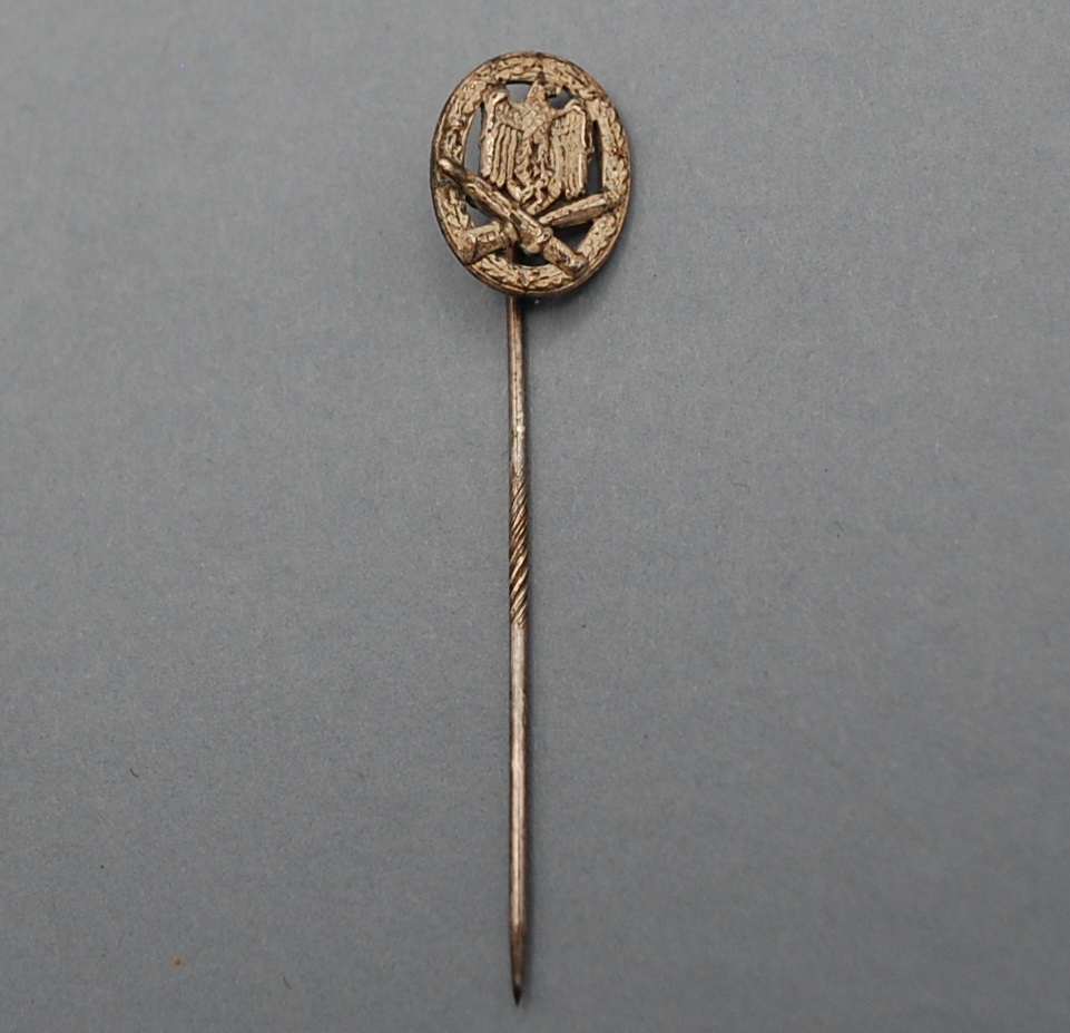 GER WW2 GRL AST STK PIN SIL