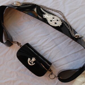 Rifles Officers Cross Belt And Pouch With Whistle And Chain And Badges